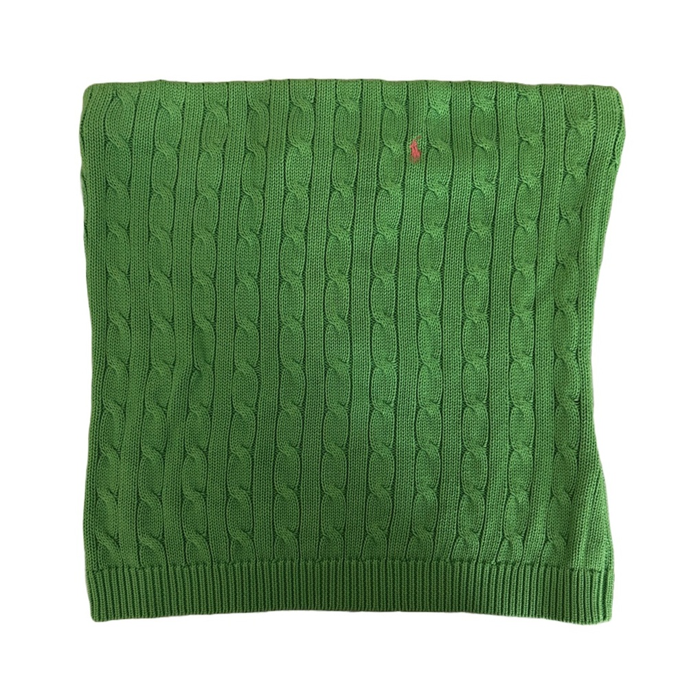 nwt green ralph lauren cable knit halter top